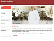 Tablet Screenshot of chefjacqueschretien.com